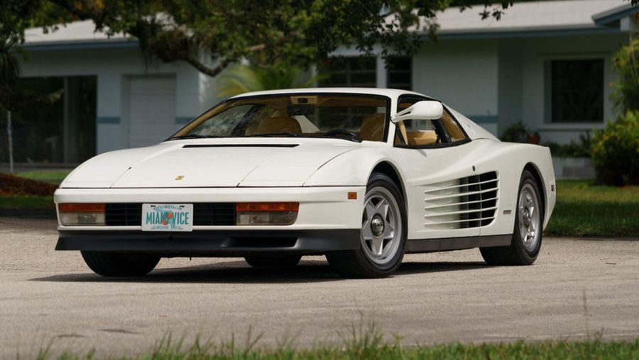 Cel mai celebru Ferrari Testarossa, din filmul Miami Vice, este de vanzare