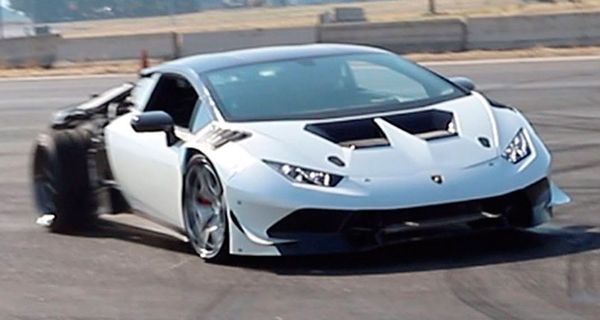 Lamborghini Huracan оснастили турбированным LS V8 вместо сгоревшего штатного