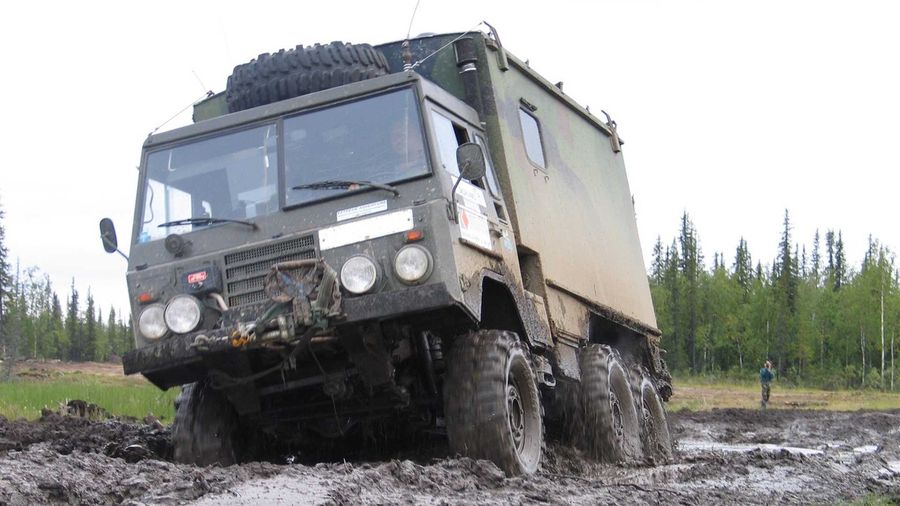 В Эстонии продают армейский Volvo C304 с портальными мостами и двигателем Land Rover