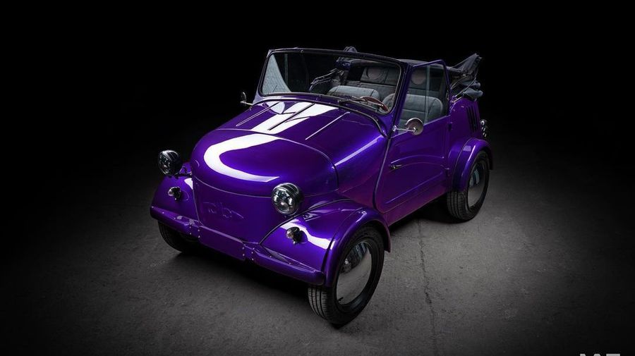 Советская мотоколяска СМЗ С-3АМ получила мотор от Smart и стала похожа на VW Beetle