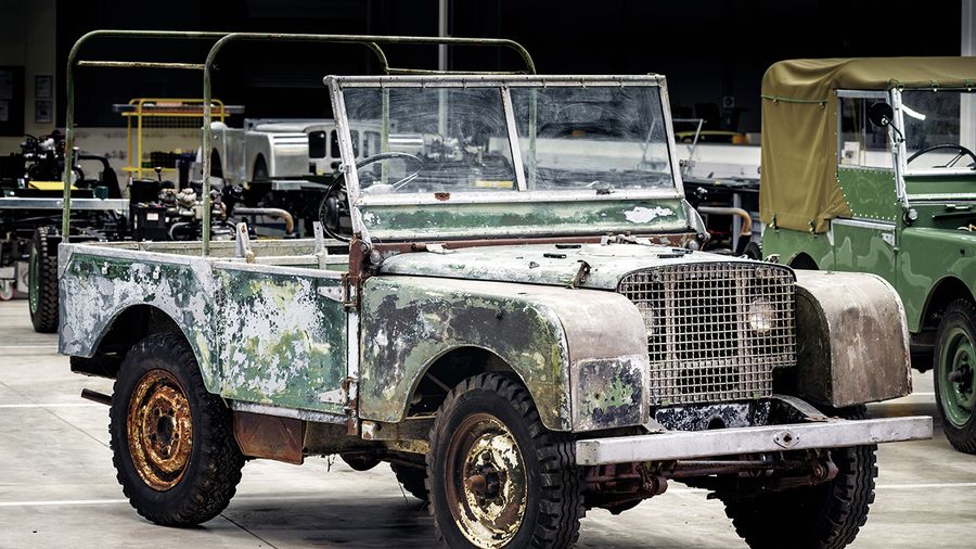 Land Rover Series I: The first pre-production protototype being restored