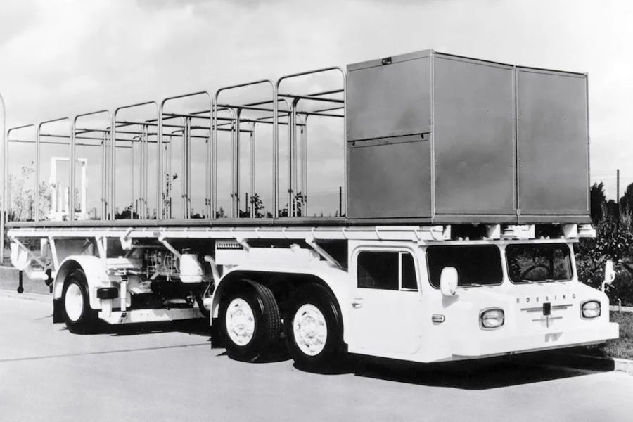 Bussing Supercargo Dachlaster — Первый сверхнизкий контейнеровоз