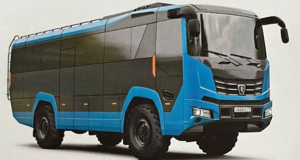 Полноприводный автобус КАМАЗ для нефтяников показали на первых изображениях