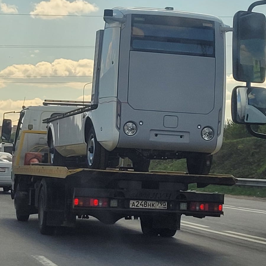 В Подмосковье засекли новый прототип российского беспилотного грузовика Evocargo Evo.1