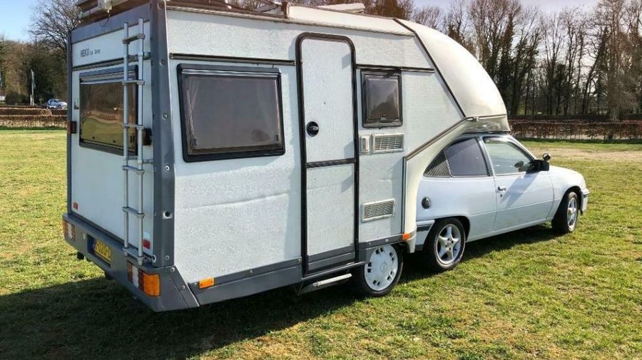 В Нидерландах продают очень необычный автодом Heku Car Camp на базе Opel Kadett