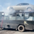 Видеоблогеры «уронили» Chevrolet в салон автобуса ПАЗ