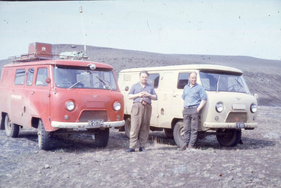 Ретро-фото наших УАЗиков, которые работали на службе гидрографии в Исландии