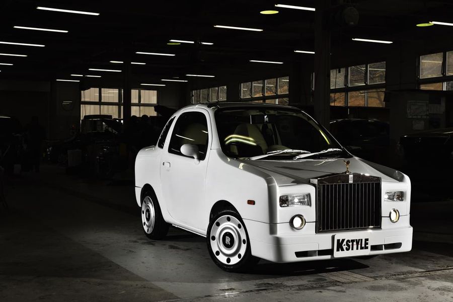 Кей-кар Suzuki Twin превратили в очень милую реплику Rolls-Royce Phantom