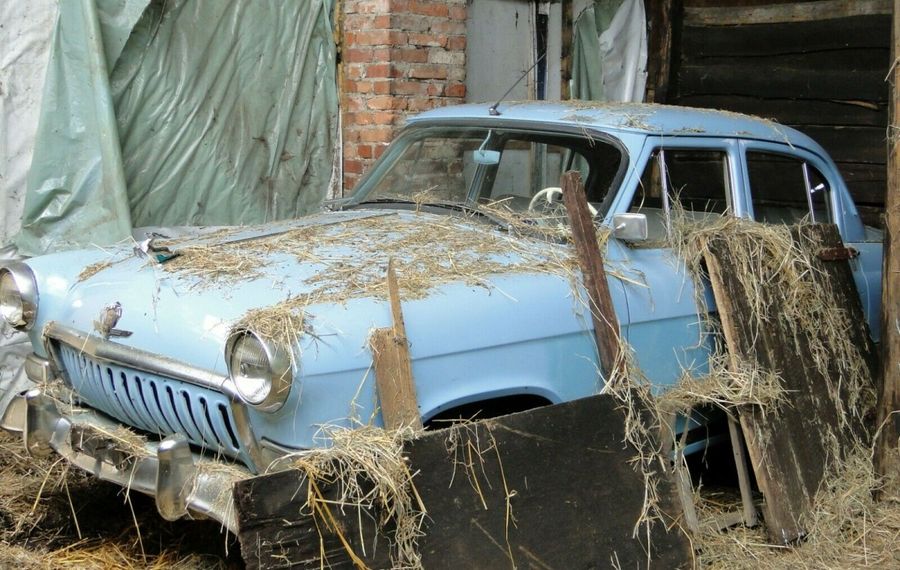 В польском сарае обнаружили идеально сохранившийся ГАЗ-21 «Волга»