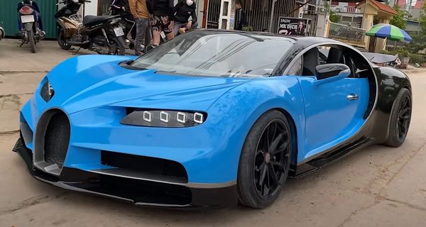 Вьтнамцы сделали впечатляющую реплику Bugatti Chiron