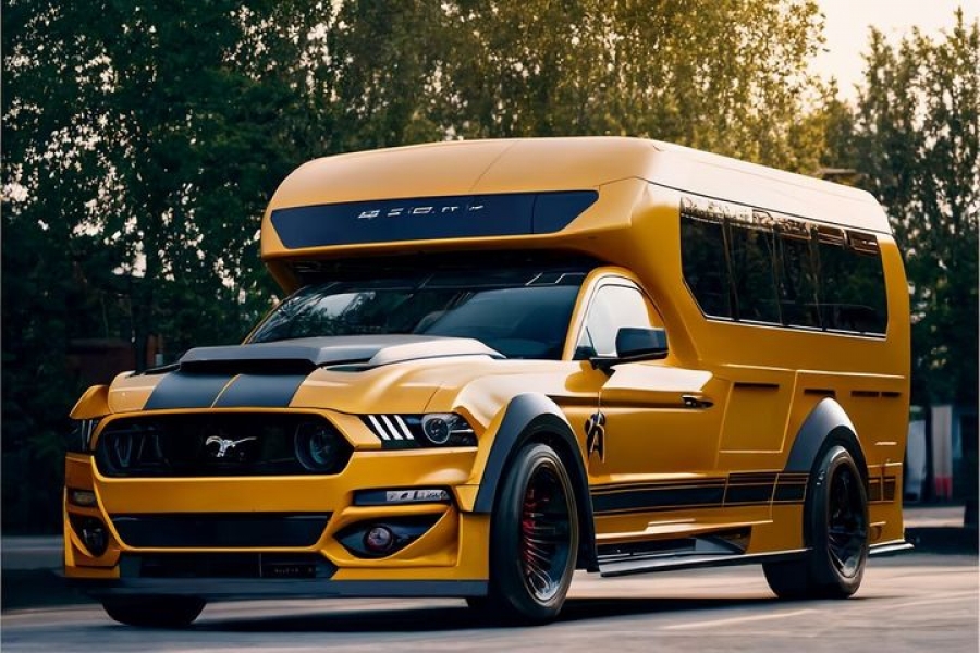 9 школьных автобусов от автопроизводителей: от Ford Mustang Shelby GT500 до Mazda
