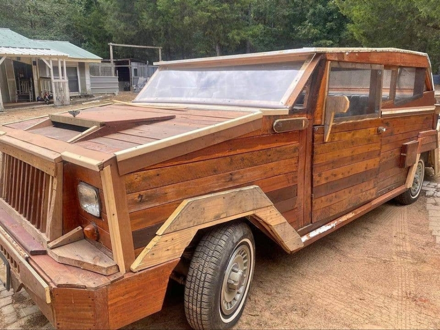 Кто-то сделал полностью деревянный кузов для пикапа Ford F-150