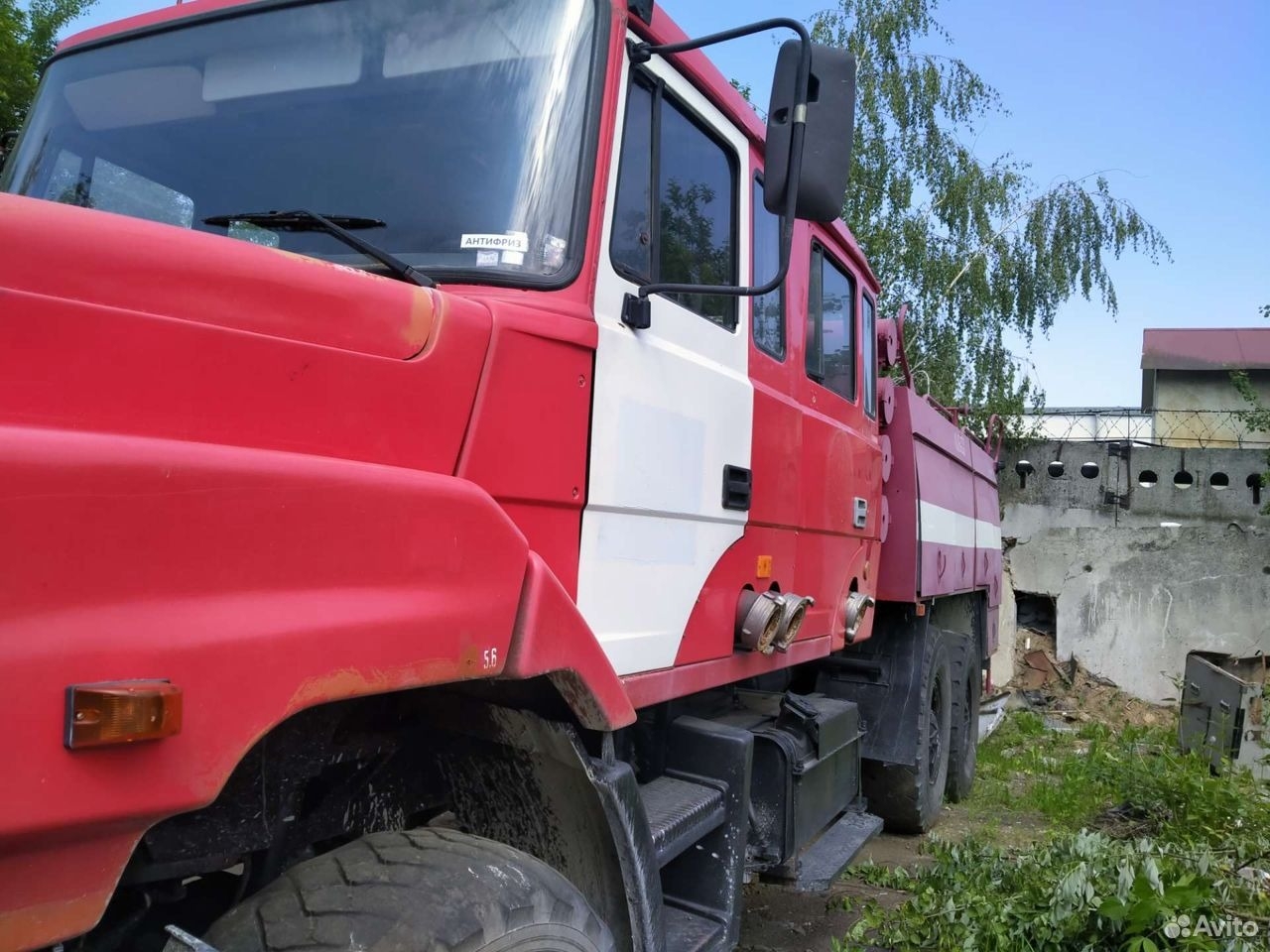 В Электростали продают очень редкий пожарный Урал-4320-48 с кабиной IVECO |  carakoom.com