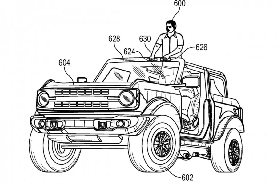 Инновация от Ford: автомобилем Ford Bronco можно будет управлять стоя?