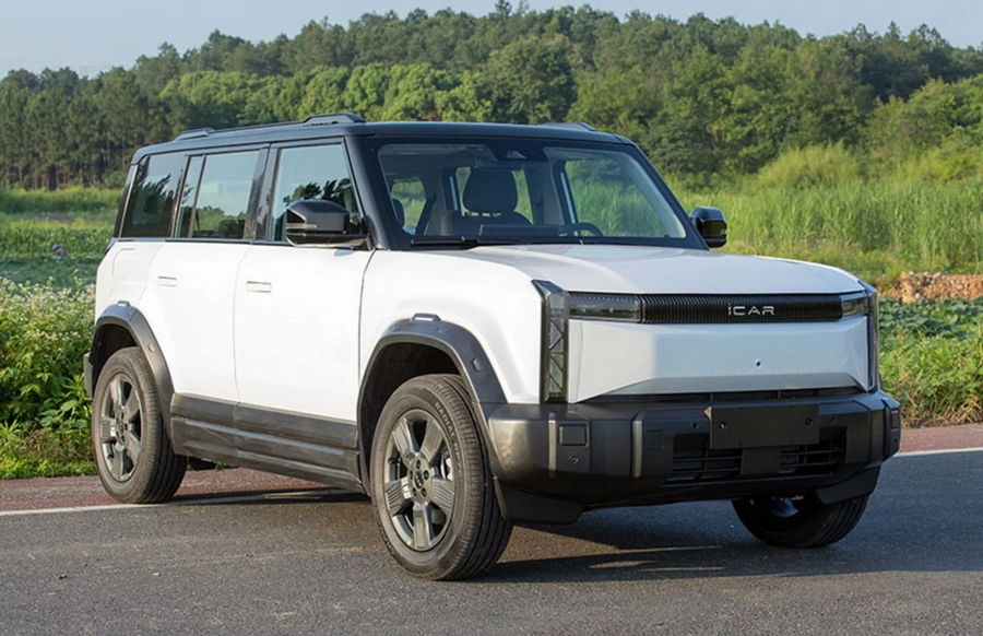Chery iCar 03 выглядит как уменьшенная копия Land Rover Defender