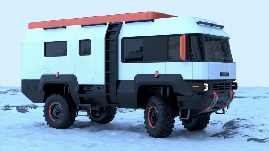 КАМАЗ Бизон — проект передвижной автомастерской будущего