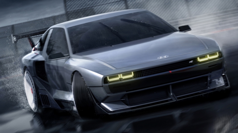 Hyundai N Vision 74 — водородный концепт-кар, очень похожий на DeLorean