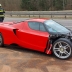 Ferrari Enzo попал в серьёзную аварию на автобане возле Мюнхена