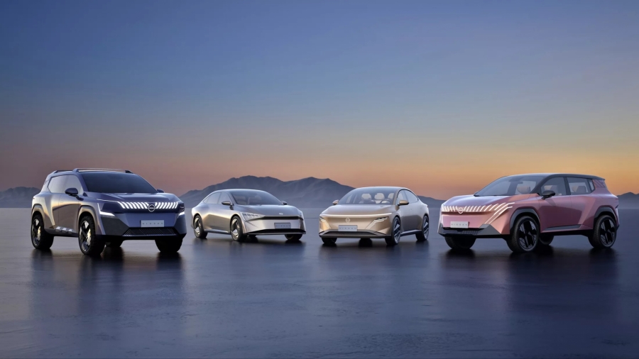 Nissan представил сразу 4 электрических концепта для Китая