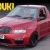 На продажу выставили пикап Skoda Felicia с двумя моторами от супербайка Suzuki